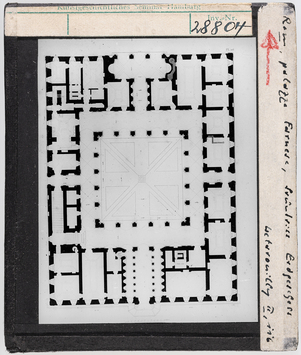 Vorschaubild Rom: Palazzo Farnese, Grundriss Erdgeschoss 